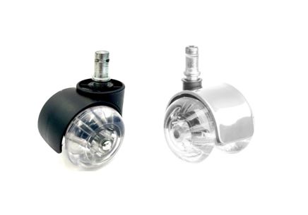 Rodízios- Gel - capa cromada e capa preta